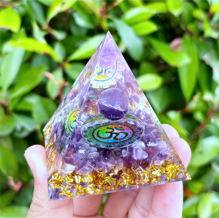 紫水晶奧根能量金字塔 - 淨化磁場,清理一切負面能量