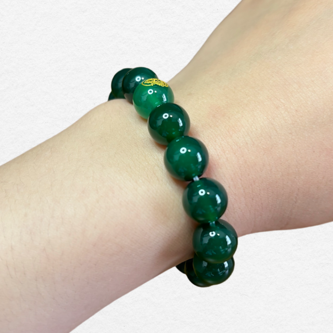Five Elements Balancing Bead Bracelet - Metal, Wood, Water, Fire, and Earth