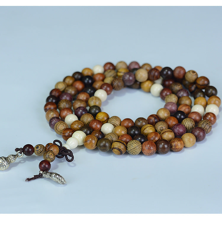 (FREE) Multi-gemstone Buddhist Prayer Beads with 108 Beads