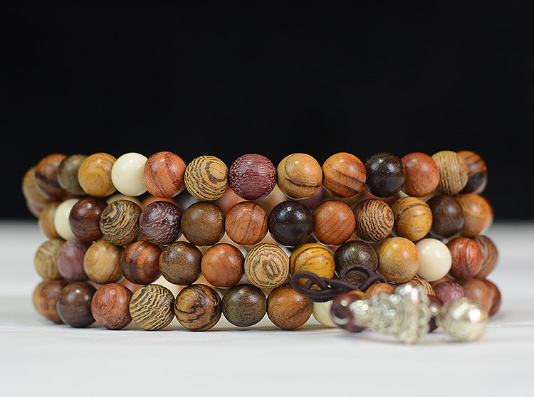 (FREE) Multi-gemstone Buddhist Prayer Beads with 108 Beads